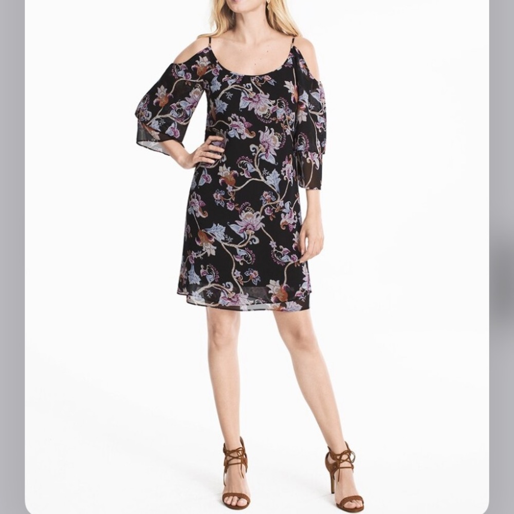 WHBM Midnight Vines Dress